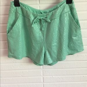 Kensie Shorts - Kensie Sequins Shorts Kensie Shorts - Kensie Sequins Shorts